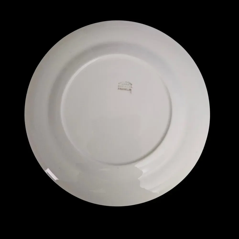 Pope Gosser Franklin Silver Band Salad Plates 7.5